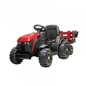 Tractor cu remorca Hecht 50925 RED, acumulator 12 V, viteza 5-7 km/h