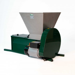 Zdrobitor-Desciorchinator By-zdrob.EK, cu motor, 0.55Kw, cuva Inox, valturi aluminiu