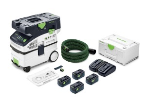 Aspirator mobil cu acumulator CLEANTEC CTLC MIDI I-Plus, Festool