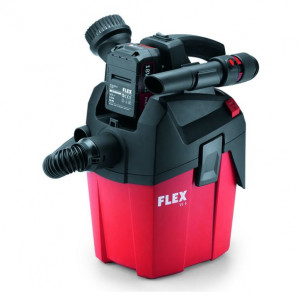 Aspirator profesional Flex VC 6 L MC 18.0, compatibil cu acumulator Li-Ion 18 V, 6 l - Img 1