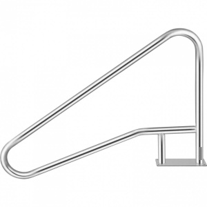 Balustrada pentru piscine din Inox, Vivatechnix dimensiune 139.7 x 81.2 cm, Capacitate 150 kg - Img 7
