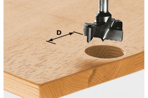 Burghiu pentru feronerii HW S8 D20, Festool - Img 2
