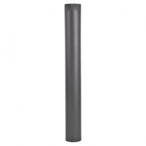 Burlan de fum cu clapeta HECHT Pipe 0513, lungime 0.5 m, diametru 130 mm