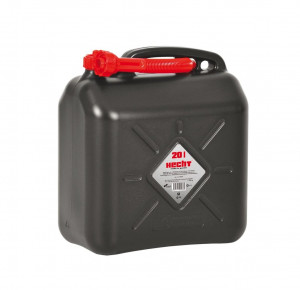 Canistra pentru combustibil HECHT K00200, volum 20 litri, din plastic, culoare negru