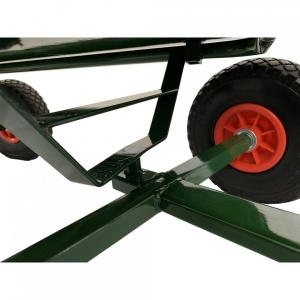 Carucior cu roti pline pentru gradina, Vivatechnix VMD-1008, maxim 150kG - Img 7