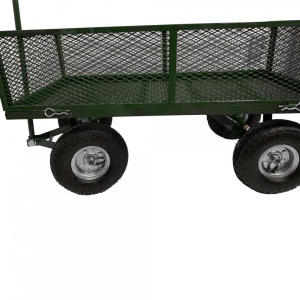 Carucior de gradina Vivatechnix VMD-1007, roti gonflabile, 1100X500X550mm, max.300Kg, 100L - Img 2