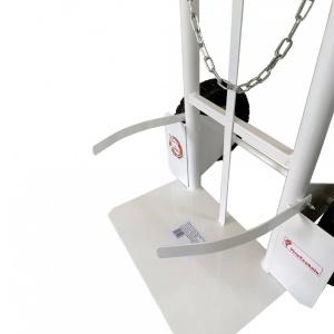 Carucior marfa, cu suport cos gunoi, maxim 300 kg - Img 4