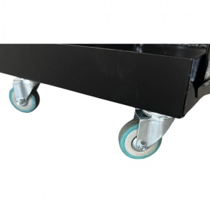 Carucior pentru aparat de sudura si accesorii, Vivatechnix VMD-1080, Otel, roti cu rulmenti, max 75 kg, 3 niveluri - Img 4