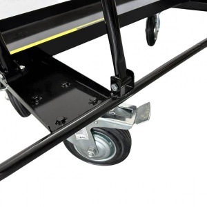 Carucior pentru transport placi gips-carton, Vivatechnix VMD-1014A, Demontabil pentru transport, maxim 800 kg, 20 placi - Img 3