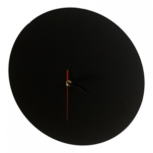 Ceas de perete metalic Krodesign Intense Black, diametru 31 cm - Img 2