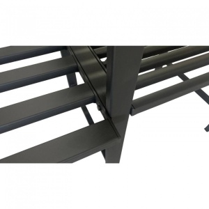 Corp masa si 2 scaune pentru gradina Vivatechnix VMD-1045, metalice, 152x50x83 cm - Img 7