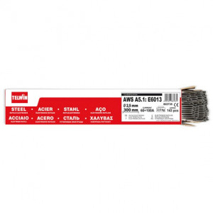 Cutie electrozi rutilici 2.5 mm E6013 Telwin 802739, 2.5 kg, 143 buc.