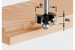Freză de fălţuit cu plăcuţe amovibile HW S8 D38/12, Festool - Img 2