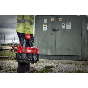 Geanta scule cu buzunare exterioare lucratori linii electrice aeriene de înalta tensiune, 4932498655 Milwaukee - Img 3