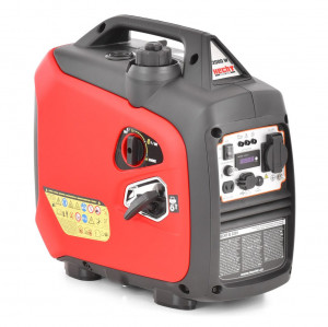 Generator tip invertor monofazat HECHT IG 2201, motor benzina 4T, 79.8 CC, max 2000 W, 1 x priza 230 V, 1 x 12 V DC, 2 x USB 5 V