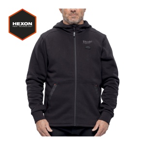 Hanorac incalzit HEXON, negru, M12 HHBL5-0, marimea M, 4932499188 Milwaukee