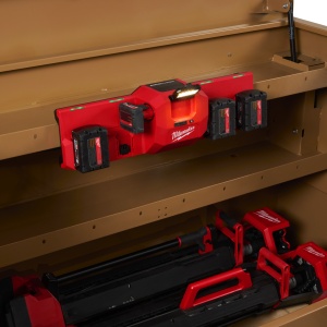 Încărcător magnetic Milwaukee M12-18 GBC4, 2 porturi x M18™, 2 porturi x M12™ sau porturi hibride M18™, USB-C - Img 4