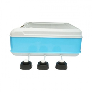 Incubator automat 100 oua 80W, 12V-220V, rotire automata, ovoscop LED, control temperatura, umiditate, afisaj digital, alarma - Img 4