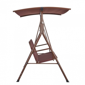 Leagan pentru gradina, 3 locuri, Vivatechnix Maro, Otel, panza Oxford, 1740×1095×1550 mm, max 240 kg - Img 4