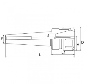 MADNRINA ELASTICA MK III/ ER32 M10, Fervi - Img 2