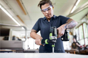 Masina de gaurit cu percutie, cu acumulator QUADRIVE TPC 18/4-Basic, Festool - Img 5