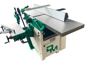 Mașină de rindeluit și grositor 410 Profistar monofazat de Damatomacchine, 2200 W și o suprafață din fontă de 410 * 1600 mm pentru a lucra. Arbore de rindeluit spiralat cu lame de 72 de piese