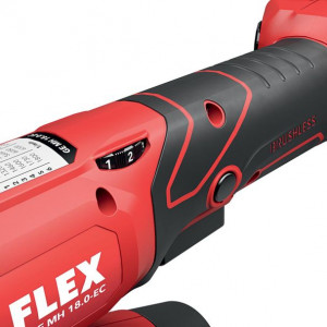 Masina de slefuit pereti Flex Giraffe GE MH 18.0-EC/5.0 Set+MH-R, 504041, 2 acumulatori Li-Ion 18 V/5.0 Ah, cap rotund 225 mm, velcro, incarcator - Img 3