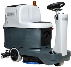 Masina de spalat-aspirat pardoseli, condusa, profesionala, Nilfisk SC2000 Lithium Battery, 155 rpm