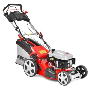 Mașină de tuns iarba cu motor pe benzină cu trei roți autopropulsata - HECHT5483SWE5IN1, 46 c latime, 2.4 kW, 1200 mp, 25-75 mm