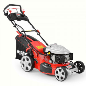 Masina de tuns iarba pe benzina Hecht 5534SWE, 6 cp, latime de lucru 51 cm, 4.5 km/h, pornire electrica