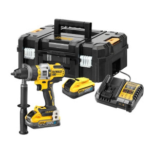Masina insurubat/gaurit cu percutie pe acumulator, cuplu reglabil, DCD999H2T, 450/2250 rpm, 67 Nm, 18 V, 2 x 5 Ah FlexVolt Dewalt