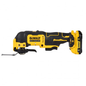 Masina multifunctionala oscilanta cu acumulator 12 V 18000 rpm, unghi de oscilare 3,2 ° , cu 2 acumulatori de 2 Ah si incarcator, in TSTAK, DeWalt - Img 2