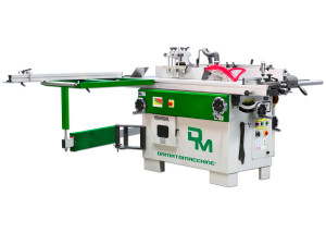Mașină universală de tâmplărie Profistar 2600-410 de Damatomacchine , înclinabil Ø 315 mm, cărucior de 2600 mm cu o cursa de 2800 mm. La cerere, este disponibilă o versiune trifazată. - Img 2