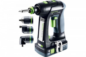 Masini de gaurit si insurubat cu acumulatori C 18 HPC 4,0 I-Set, Festool - Img 3