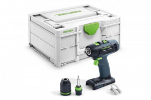 Masini de gaurit si insurubat cu acumulatori T 18+3-Basic, Festool - Img 4