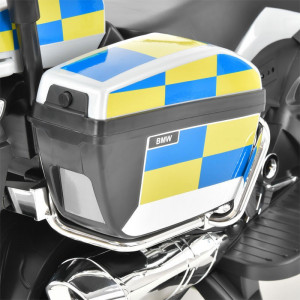 Motocicleta pentru copii Hecht bmw r1200rt police 7ah 12v 3-8 ani 3-6 km h - Img 7