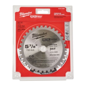 Panza de circular pentru metal, Ø150mmXØ20mm, Z34, MILWAUKEE®