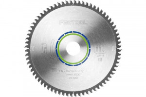 Panza de ferastrau ALUMINIUM/PLASTICS HW 210x2,4x30 TF72, Festool - Img 3