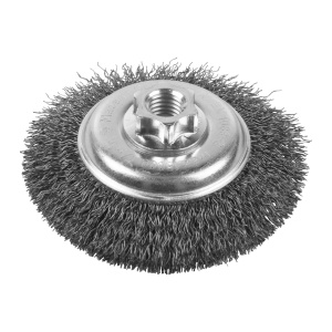 Perie conica ondulata, M14, 100x10mm, otel, 0.35mm, 1buc, 4932501748 Milwaukee
