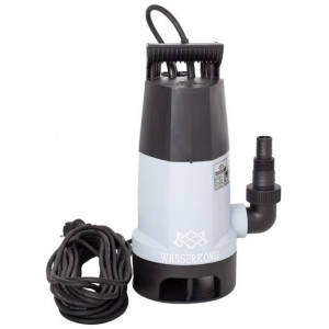 Pompa submersibila din plastic Wasserkonig SPMC8117, particule max. 5 mm, putere 400 W, debit 7000 l/h, inaltime refulare 7.5 m, flotor electromecanic