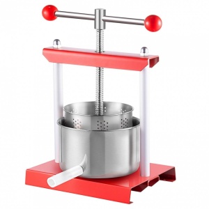 Presa manuala pentru struguri, citrice, vinete Vivatechnix Inox, capacitate 2 l, diametru cos 14 cm - Img 2
