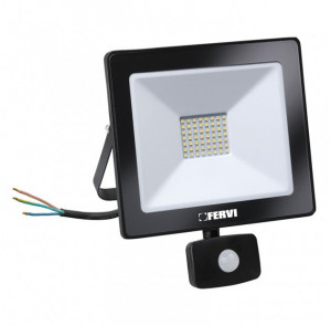 Proiector LED cu senzor de miscare si luminozitate 50W 0218/50S, Fervi