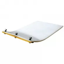 Protectie talpa galben pentru placa compactoare Bisonte PC90