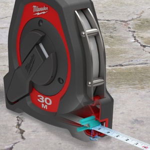 Ruleta cu banda metalica lunga de 30m, carcasa inchisa, MILWAUKEE® - Img 3