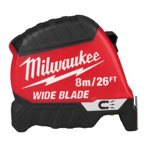 Ruleta lata magnetica, seria Premium Wide Blade, gen.2, 8m/26ft, 4932499210 Milwaukee