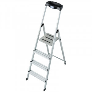 SCARA KRAUSSE MONTO "SAFETY" DUBLA CU TREPTE PE O PARTE, 4 TREPTE,KR-126320