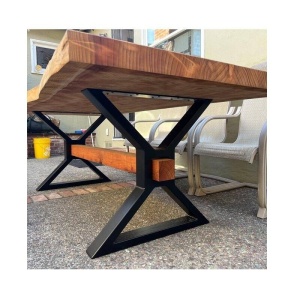 Set 2 picioare pentru mese, Vivatechnix KRO-1200, dimensiune 71x71x8 cm - Img 2