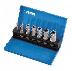 Set 7 carote HSS pentru masina de gaurit cu talpa magnetica F002/6