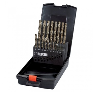 Set burghie 338 HSS 135° - Co 8% COBALT P064/19A, Fervi