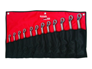 Set chei inelare duble cotite, in husa 10